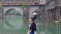 湘西花坛小姐姐,传承民俗文化的美丽使者